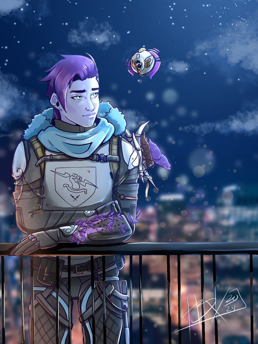 H3XXTheV3XX's tweet photo. With all the chaos behind us, let's settle down and take a break for a moment Guardian. It's okay to relax for a bit 💜
-
My Hunter Magnus and his ghost Nebula! 🌌
-
#destiny2 #Destiny2Art https://t.co/Z4n1IVECj6