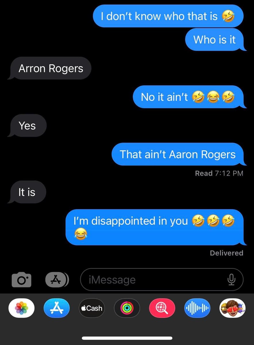 Biggbro0ke's tweet photo. I’ll never forget this day 🤣😂🤣 @espn @AaronRodgers12 @NFL https://t.co/gxaYtB8Yja