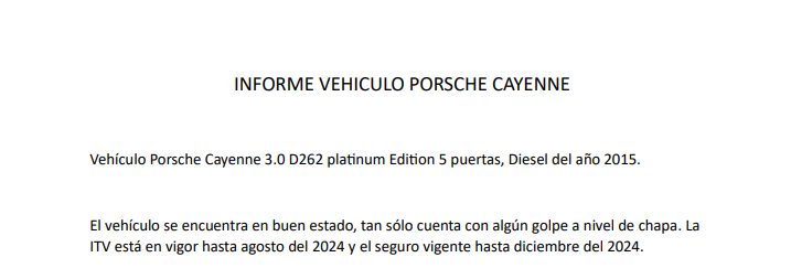 subastas_murcia's tweet photo. ✅ Iniciada #subasta #concursal id. 230435
😎 Con #pujasecreta

🚗 Lote 2.  Vehículo Porsche Cayenne 3.0
➡️Valor: 80.820,26 € €
➡️ Se adjudicará por 100 €
🆓 Sin cargas registrales

📅 Fina el 15 de julio
👉 https://t.co/xWz4KVf77H https://t.co/m6VD7t4qmQ