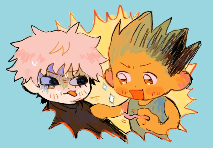 baby boys aghhhchhh (redrew my hxh sticker sheet) #hxh 