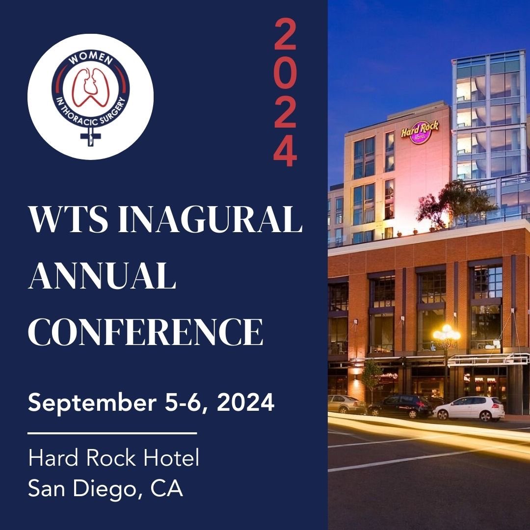 Secure your spot at the WTS Inaugural Annual Conference on September 5-6, 2024, at the Hard Rock Hotel in San Diego, CA. Early registration rate is available until July 31, 2024: bit.ly/4dSUMjC
 
#WTS #WTSConference2024 #WomeninMedicine