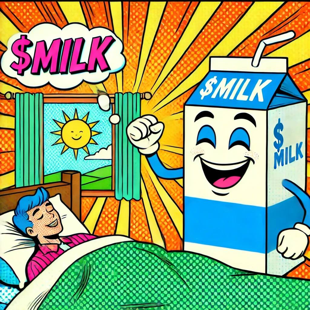 NoxWilson's tweet photo. Start your day right.
Fresh from Farmers in your town on your table. You never outgrow your need for $milk 
#natural 
#lowfat
#forwinners
 $milk
@SolanaCoinMILK https://t.co/jwxbWMKsA1