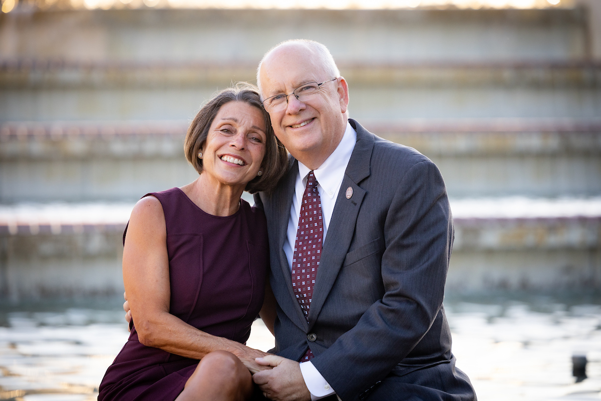 MissouriState's tweet photo. Today marks 13 incredible years of President @ClifSmart making his Missouri Statement as president of Missouri State University.

We extend our heartfelt gratitude to President Smart and wish him and Gail all the best in their next chapter. #GoMaroon https://t.co/MTEHkiNWu1