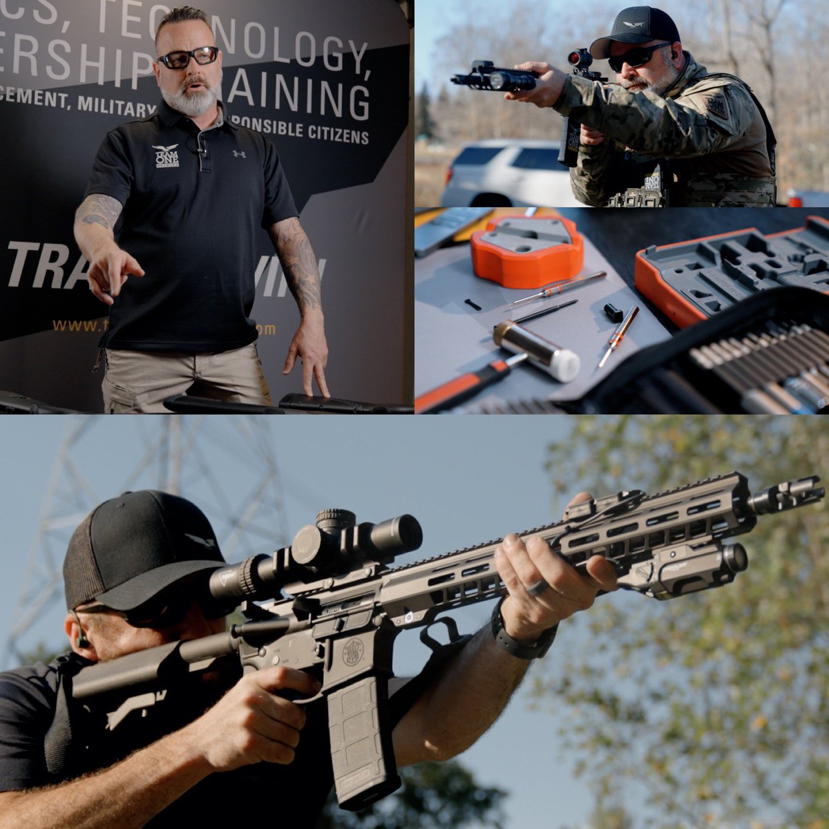TeamOneNetwork's tweet photo. Instructor Vinny Rubio led two Smith &amp; Wesson M&amp;P15 Armorer courses last week! Big thanks to Johnston Community College - Public Safety Department in Smithfield, NC, and Easton Police Department in Easton, MD for hosting. #TrainToWin #LawEnforcement #ArmorerTraining https://t.co/9Sqp46aJr2