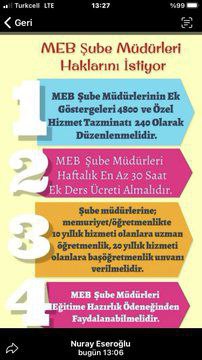 Uzman öğretmenlik, GİH sınıfındaki  MEB müdürlerinin de hakkıdır.
<a href="/Yusuf__Tekin/">Yusuf Tekin</a> <a href="/memetsimsek/">Mehmet Simsek</a> <a href="/tcbestepe/">T.C. Cumhurbaşkanlığı</a> <a href="/prof_mahmutozer/">Mahmut Özer</a> #ÖMKmağdurları