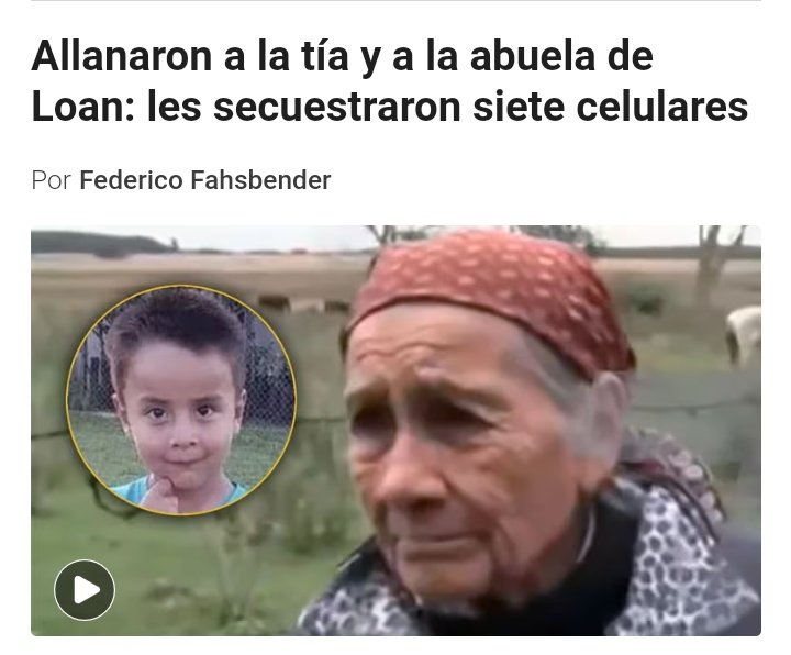 Argenpoirot's tweet photo. La abuela de Loan Peña: 
"no tenia celular, tenía uno viejito y lo había perdido y le pedí a San Antonio y apareció, por eso el almuerzo"

Le encontraron 7 

Que mierd4 hizo el fiscal anterior?  NADA

#LoanDaniloPeña https://t.co/yEPGC9xx6j