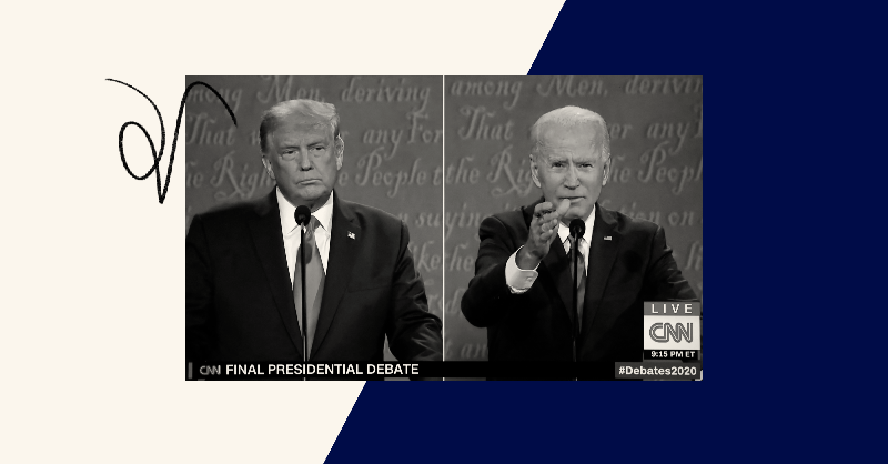 protctdemocracy's tweet photo. 6️⃣ things to look for in the first debate tonight and what you should know, from @emilize &amp; @jonsteinman ⬇️