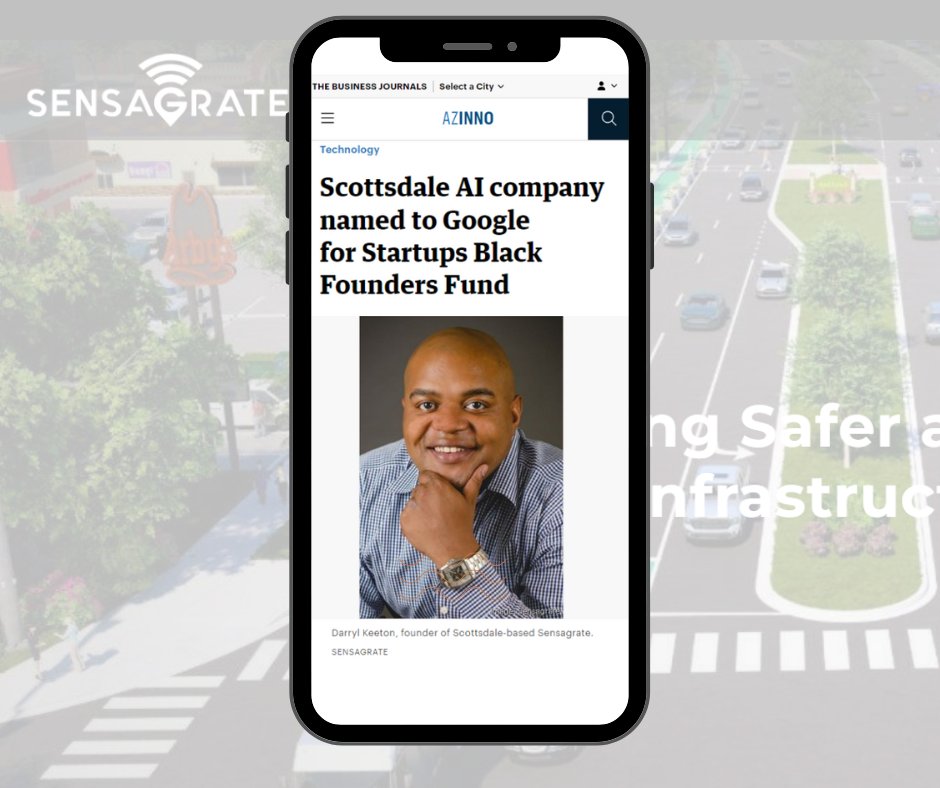 Congratulations to @Sensagrate, a Scottsdale-based artificial intelligence startup, for joining the prestigious Google for Startups Black Founders Fund! 🌟👏 bit.ly/3L0kh5r