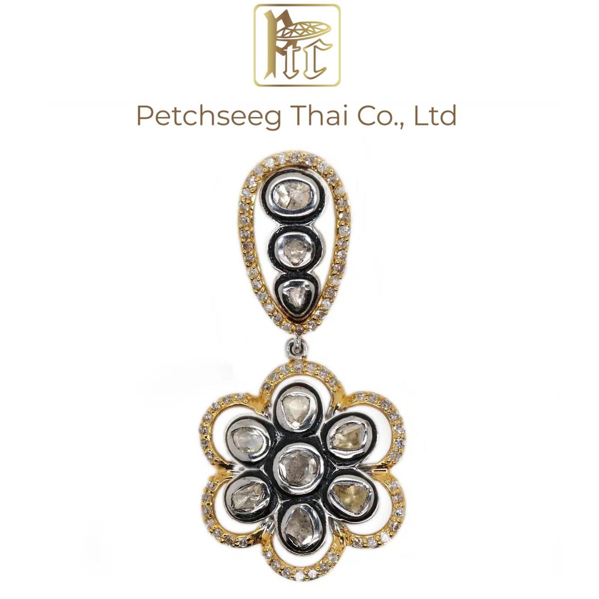 Petchseegthai's tweet photo. Blossom’s jewel hold Pendant 🔥🔥
( P000040 )

Introducing the “Blossom’s Jewel Hold Pendant”: A harmonious fusion of nature’s delicate beauty and captivating adornment.

#gold #pendant #jewelryaddict 

Available in our website: https://t.co/pxfJk29H8f https://t.co/xhbrtIMBVu