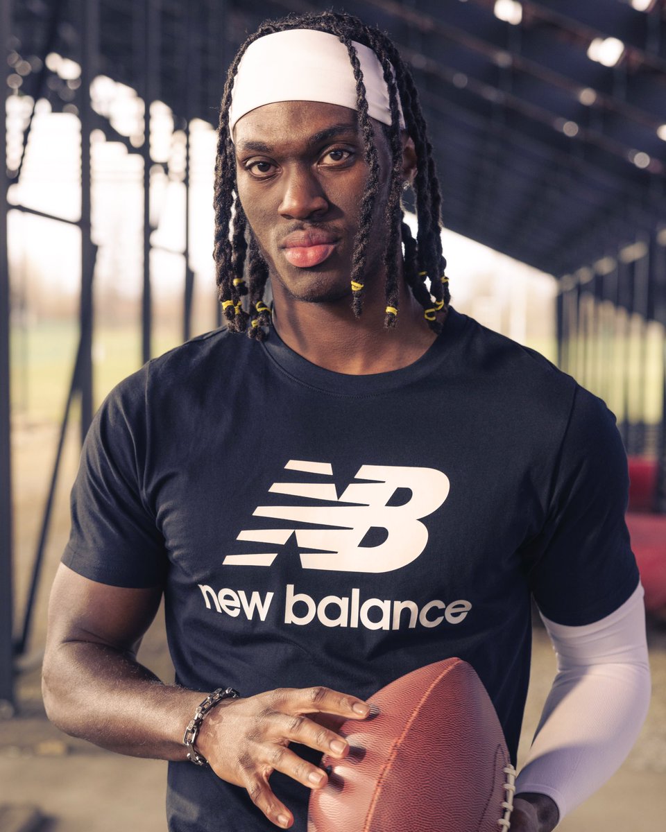 nicekicks's tweet photo. Marvin Harrison Jr. and New Balance have officially unveiled its first-ever American Football cleat 🏈🔥 https://t.co/409oqbDAdH