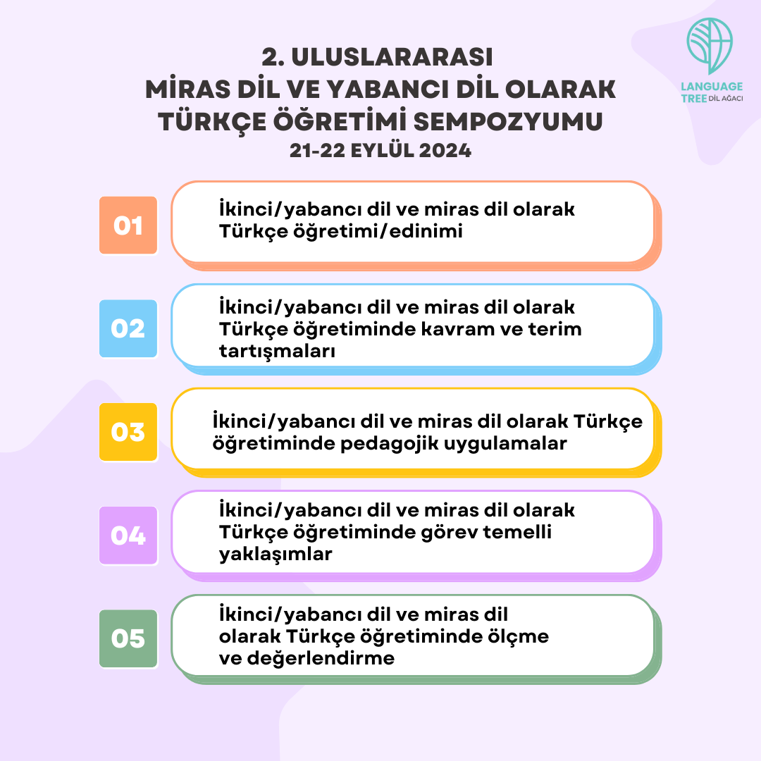 dilagaciprojesi's tweet photo. 📢 Dil Ağacı Projesi kapsamında 21-22 Eylül 2024 tarihlerinde İstanbul Bilgi Üniversitesi Santralistanbul Kampüsü’nde düzenlenecek olan 2. Uluslararası Miras Dil ve Yabancı Dil Olarak Türkçe Öğretimi Sempozyumu için özet gönderimi devam etmektedir! 🌟 https://t.co/c1bpv4Ai6i