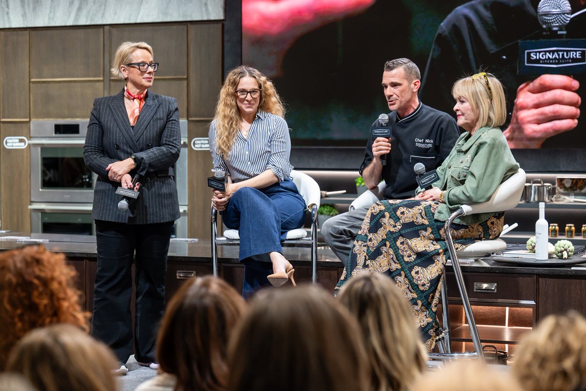 KBIS's tweet image. KBIS Uncorked was a highlight of #KBIS2024, featuring a panel discussion on human-centric design led by Veronika Miller.

The event brought together design pros &amp;amp; influencers to share insights and ideas on creating spaces that prioritize user experience and well-being.