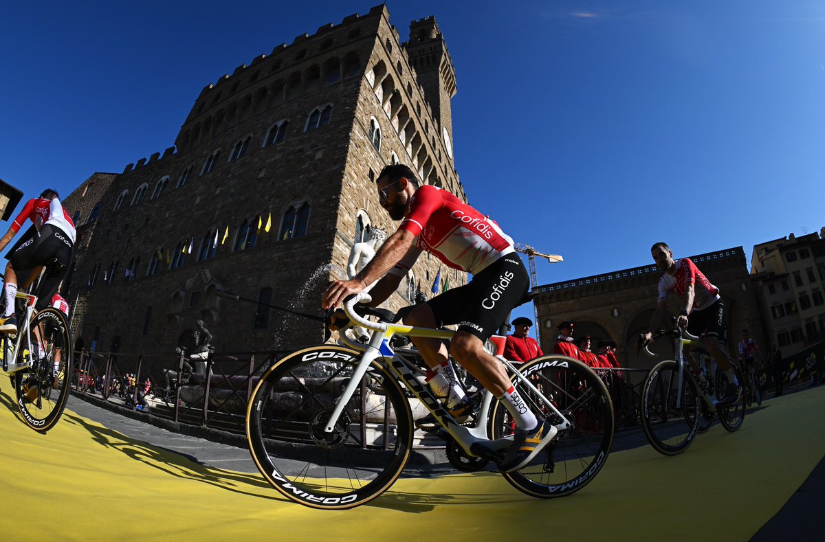 TeamCOFIDIS's tweet image. Bonsoir Florence bonsoir @LeTour #TDF2024 #newbikeday