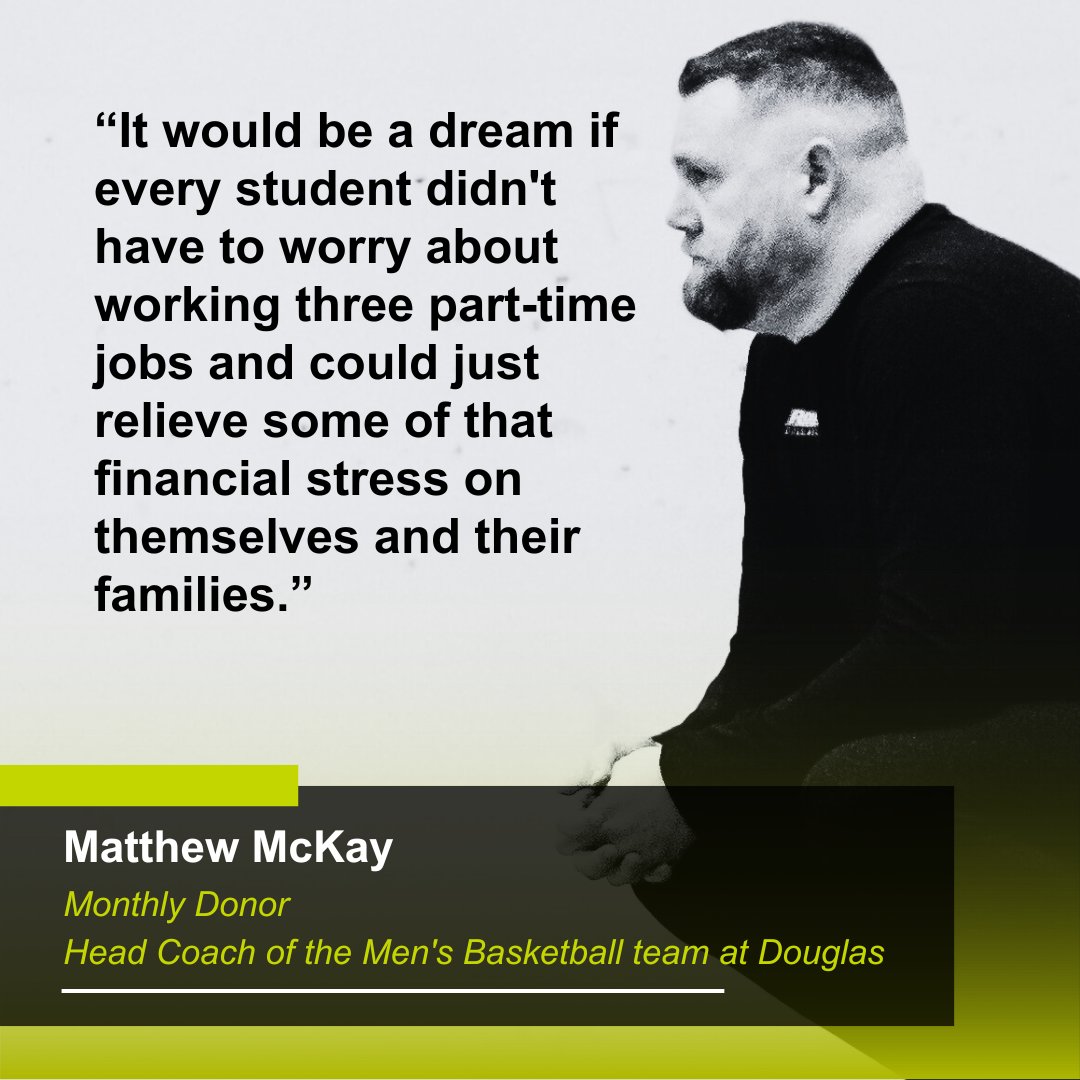 Matthew’s story is a powerful reminder of the broader impact that everyone can have. Matthew’s incorporated his donation into his monthly budget, ensuring convenient and consistent contributions to a cause that he believes in. Donate today! douglascollege.ca/givealumni/fou…