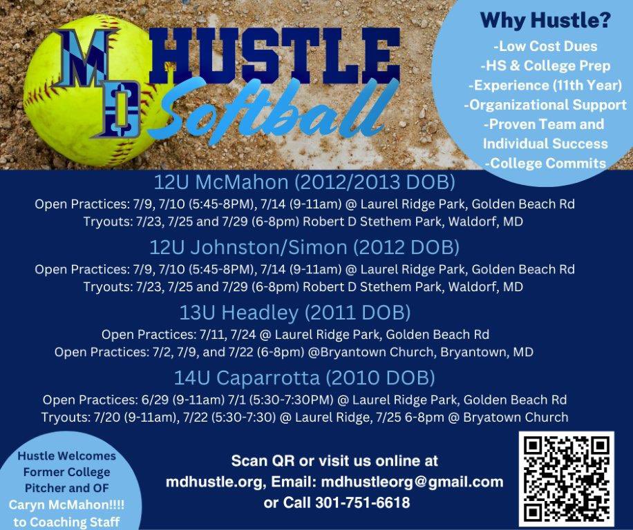 hustle_softball's tweet photo. It’s that time, visit us at https://t.co/8JhQuJQ9go to register today!! https://t.co/ppmjiH2dK4