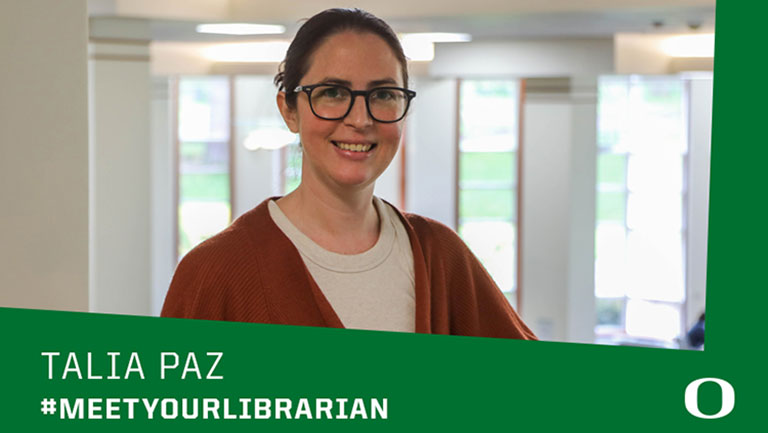 As the COVID pandemic began in 2020, Talia Paz decided to reassess her career. Reflecting on her love of reading and writing, she considered librarianship, an exploration that led her from Australia to Oregon and UO Libraries: bit.ly/3VY6frl
#MeetYourLibrarian