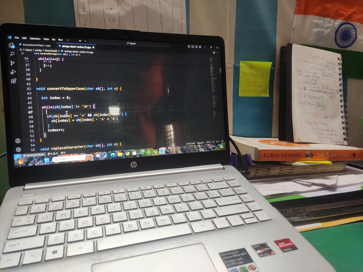 Amit_7076's tweet photo. 🚀 Day 3 of#30DaysofCode: 

📝 Topics:

-> Recursion 
-> Revision of All Sorting Algorithm 

💡Practice Session:
-> Solved and Practice some problem of String.

Connect with me: https://t.co/UgCDDkwajs…

#Coding #CP #DSA  #buildinpublic https://t.co/BG9KnViqD5