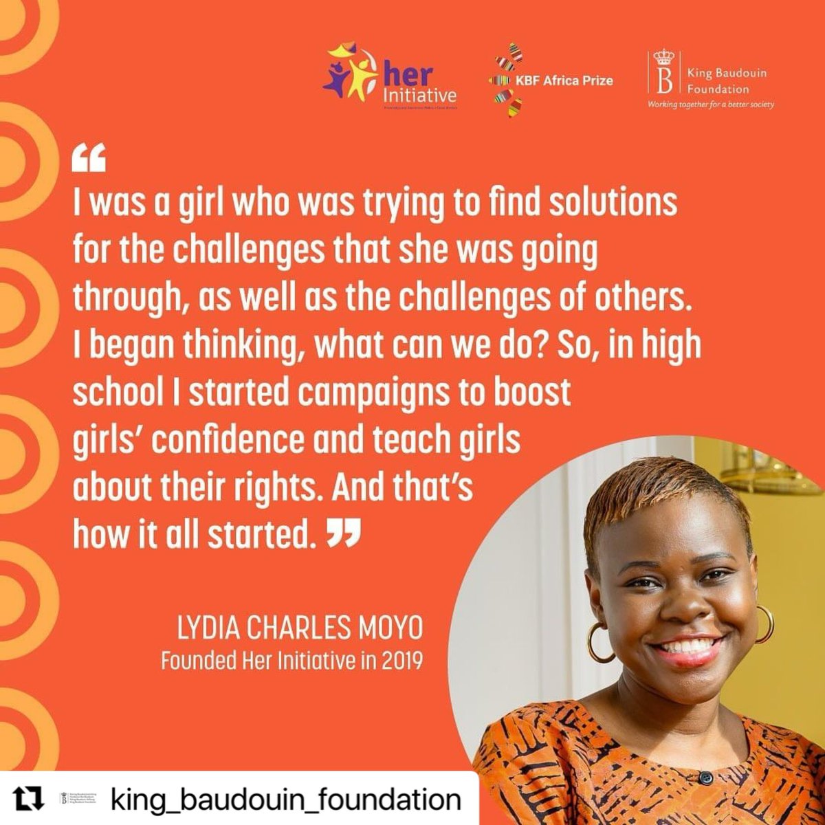Lydiacharles_'s tweet photo. Ebenezer Day 🙏🏾

Asante @K_B_Foundation kwa kututambua @herinitiative kama washindi wa KBF Africa Prize 2023-2024. Hii ni ndoto ambayo hatukutarajia. Ni uthibitisho pia katika ndoto na jitihada za vijana wa Afrika. 

Tuzo hii itatolewa leo mchana na mfalme na malkia wa Ubelgiji https://t.co/gTwZPtdi1g