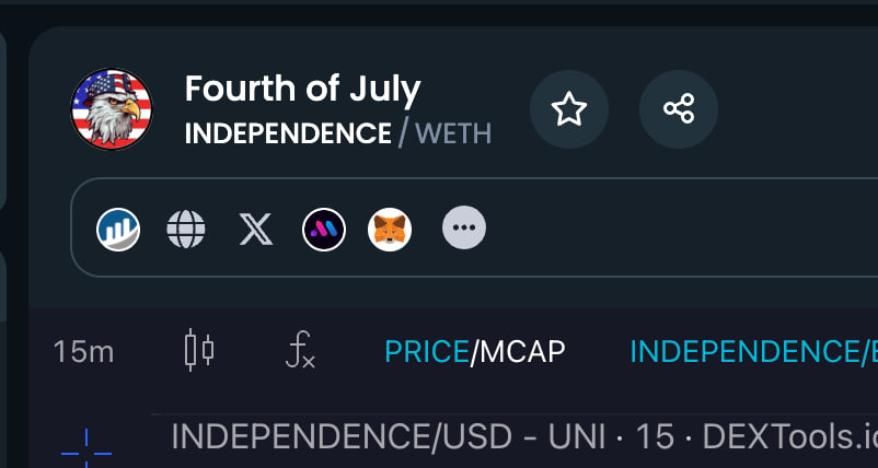 July4thERC20's tweet image. #Dextools and #Dexscreener updated 🌟

dexscreener.com/ethereum/0xd10…

dextools.io/app/en/ether/p…

#July4th #America #BTC📷 #ETH