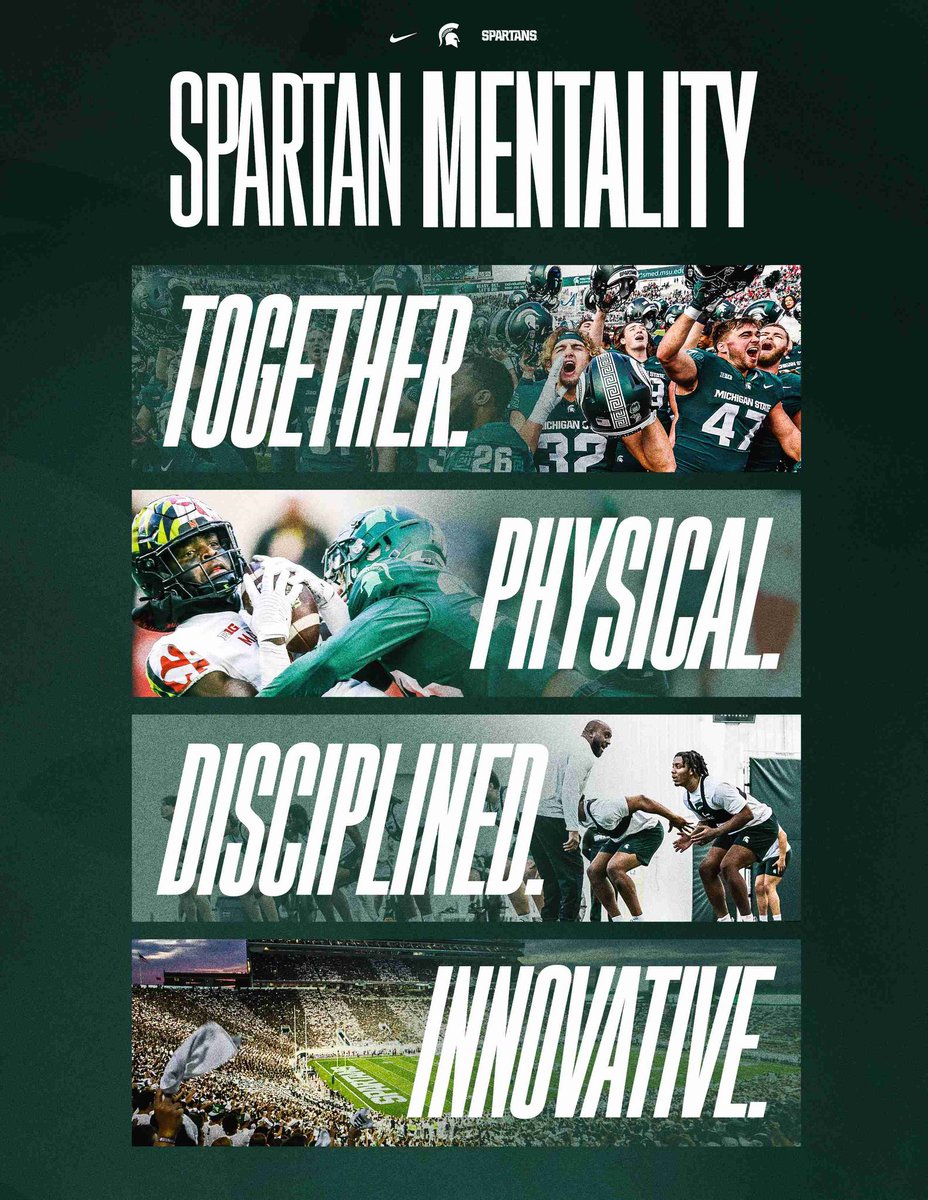 ChadynMorris's tweet photo. I appreciate the love @MSU_Football 💚
#GoGreen #SpartanValor26 #SpartanMentality https://t.co/1qpGRCy2uM
