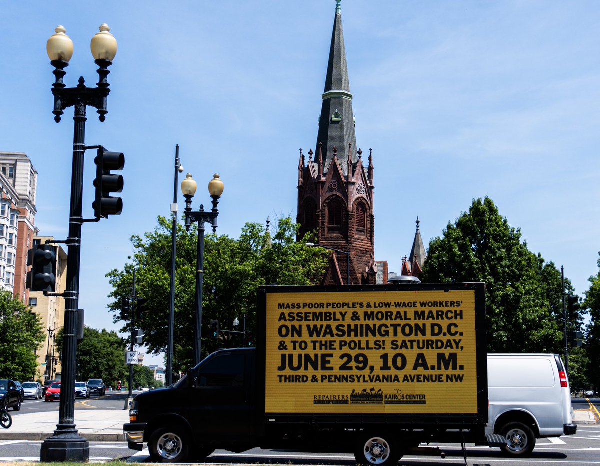 We won’t say ICYMI because you can’t miss us all over D.C.! #MoralMarchonWashington