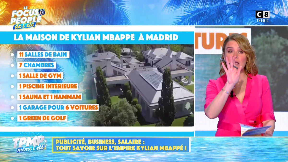 TBT9_W9's tweet photo. Les chiffres astronomiques de la maison de Kylian Mbappé ! #TPMPETE https://t.co/h37TDHS3yI