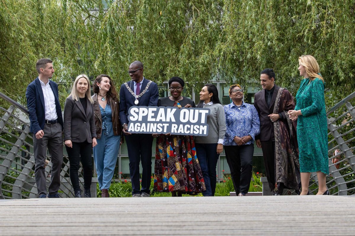 LauraHarmon01's tweet image. Today we launched our Speak Out Against Racism campaign in UCC with the Deputy Lord Mayor of Cork, @ICOSirl members &amp;amp; Nasc.
