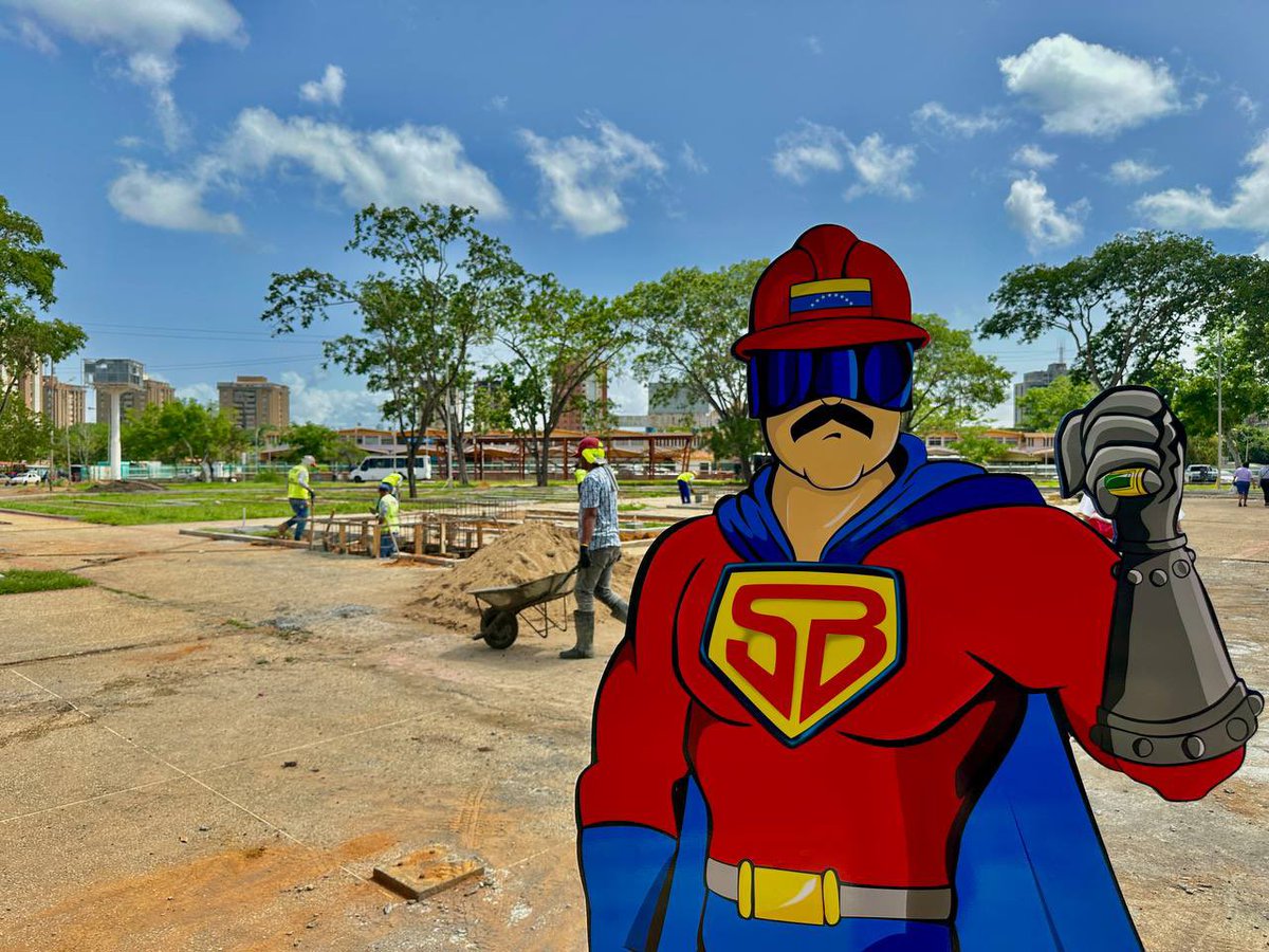 OviedoPSUV's tweet photo. Obras hechas por amor al comandante Chávez y a nuestro pueblo y eso es lo que estamos haciendo aquí en la Plaza del Hierro, un proyecto que ya lleva 60% de avance y que sin duda le devolverá la vida nocturna al corazón de Alta Vista. Y con @nicolasmaduro vamos por esta y por muchas obras más para el pueblo
#NicoCuadraConmigo