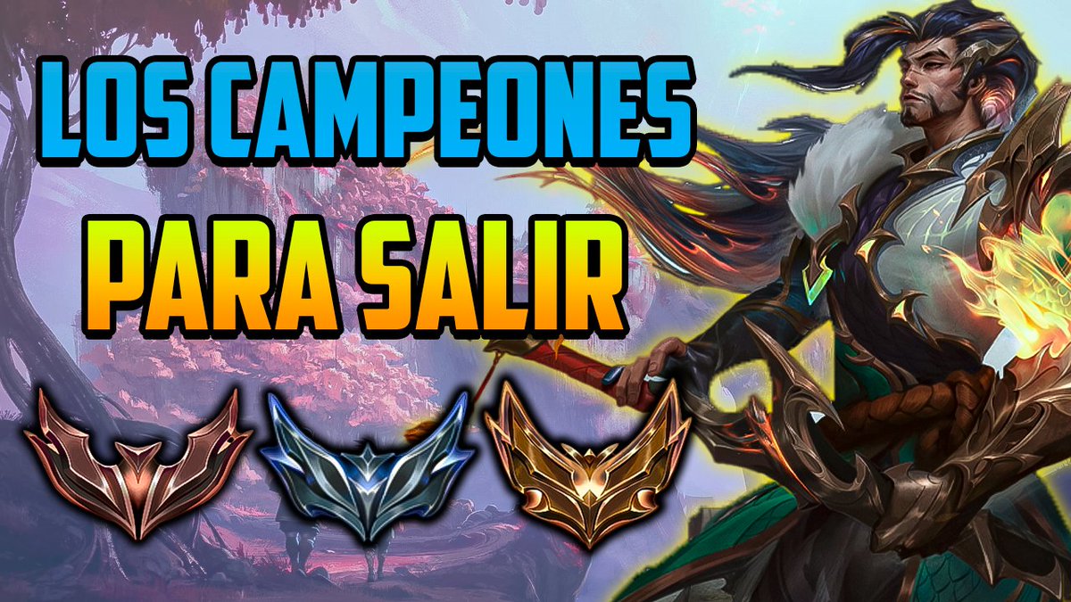 SebasKayn's tweet photo. NUEVO VIDEO DE YOUTUBE!
LOS CAMPEONES MAS FACIL PARA SALIR DE LOW ELO
https://t.co/7pHsYuE2Au https://t.co/p4Es6xsZ5c