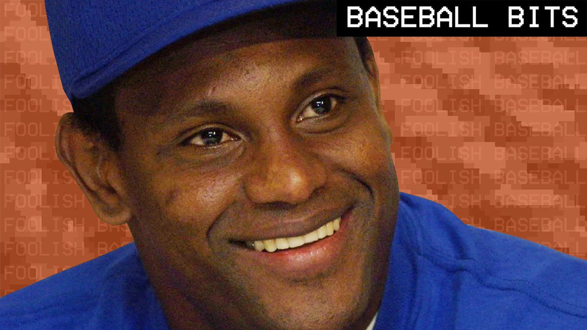 NEW BASEBALL BITS
Sammy Sosa Did Nothing Wrong*