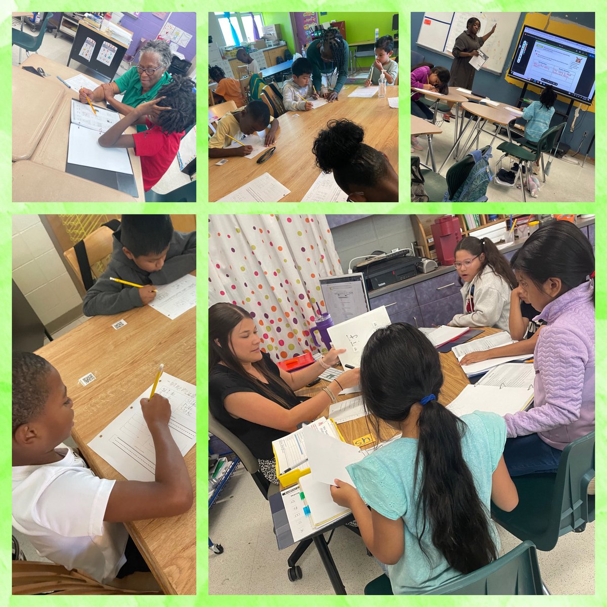 LiteracTcher's tweet image. Ss &amp;amp;Ts at WashingtonK8 are “Wild About Learning!As you can see,everyday is filled with engaging activities that allow Ss to enhance &amp;amp;review skills interactively through whole/small group instruction, one-on-one instruction &amp;amp; peer partnering.