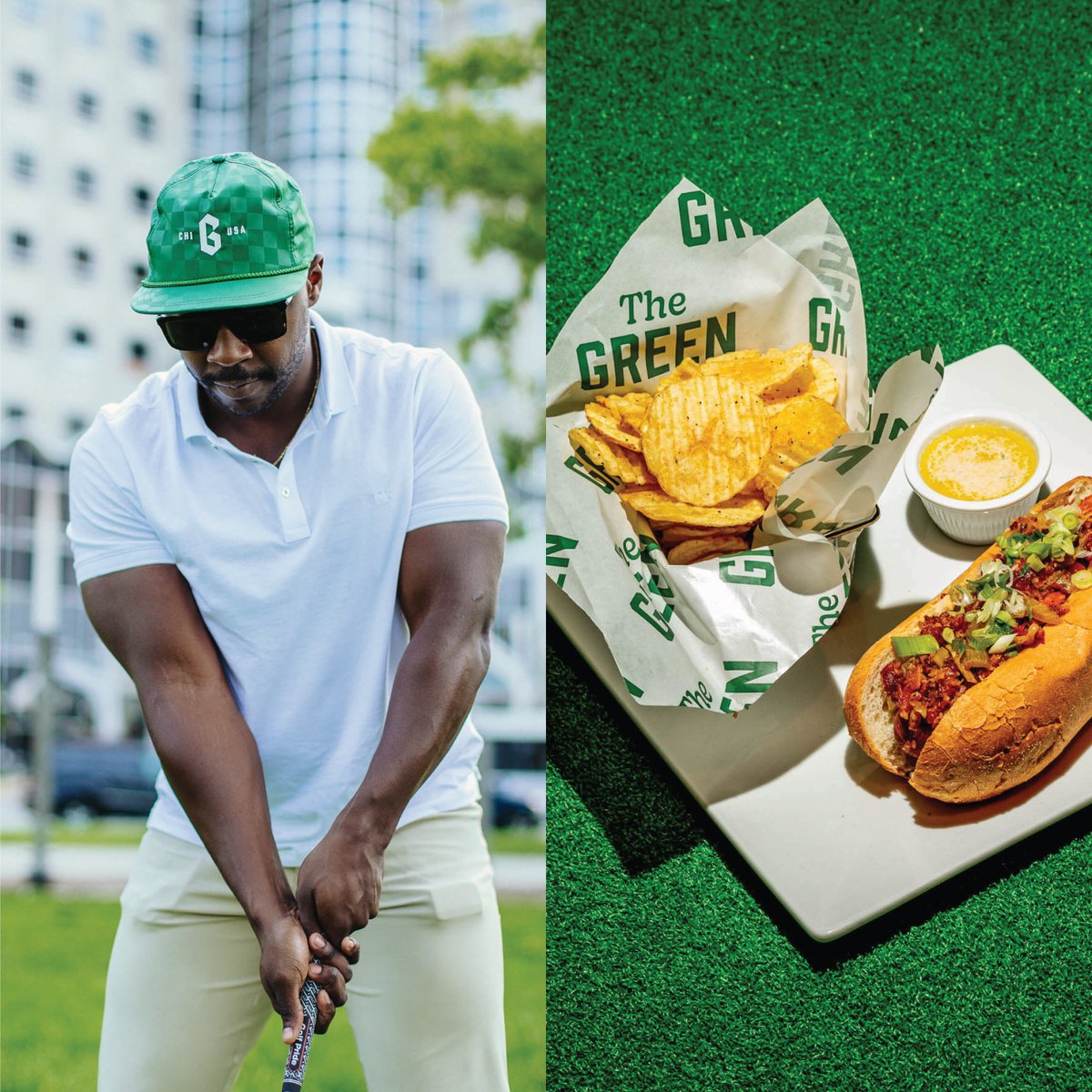 MattErickson32's tweet photo. Did some golf stuff a while back! Fun times with my buds at Stout Collective.

I designed the brand identity for The Green, an indoor golf bar concept in Chicago, and drew a bunch of lil' guys. https://t.co/FTwui8NmMQ