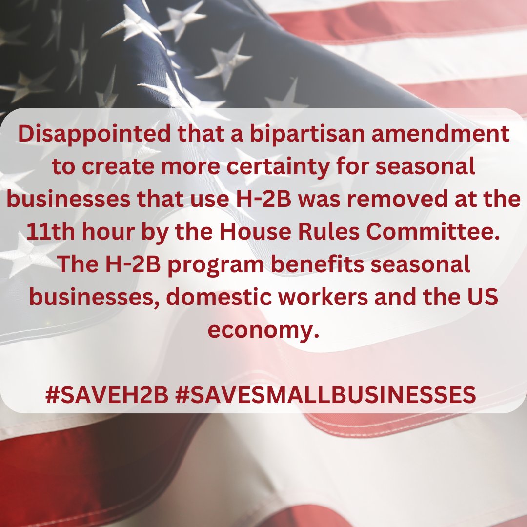#SaveH2B
<a href="/SpeakerJohnson/">Speaker Mike Johnson</a>
<a href="/SteveScalise/">Steve Scalise</a>
<a href="/GOPMajorityWhip/">Tom Emmer</a>
<a href="/Jim_Jordan/">Rep. Jim Jordan</a>
<a href="/michaelcburgess/">Michael Burgess, MD</a>