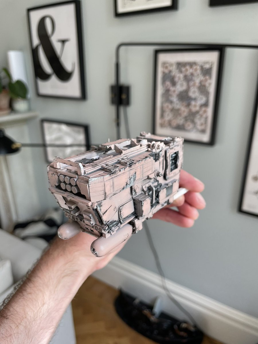 BrotherBlanco's tweet image. Went with pink on my daughter’s advice. She has potential. Will add a coat of varnish, do some more weathering and decals and then seal with a final coat of varnish. Still deciding on form and placement of cockpit and back end 🤔 #scratchbuild #kitbash