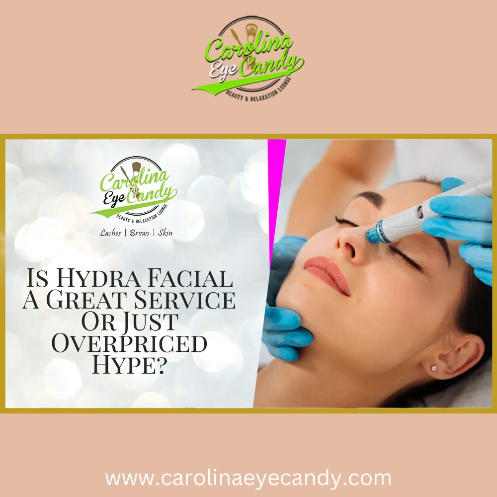 Carolinaeyecndy's tweet photo. Heard the buzz about Hydra Facials but unsure if they're worth it? Carolina Eye Candy can show you the difference! Our Hydra Facials deliver real results β glowing, hydrated, and refreshed skin.
#hydrafacial #glowingskin #hydratedskin #healthycomplexion #skincare https://t.co/16nvJBlWz5