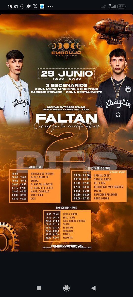 Alguien quiere una entrada bien baratita o conoce al alguien q le pueda interesar????#festivalcomplejoembrujo
#festivalembrujo
#ayax #prok #kaze #ayaxyprok