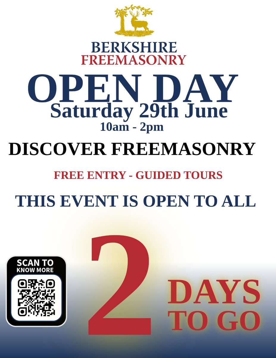 Berkshire Freemasons (@berkspgl) on Twitter photo ๐๐๐ซ๐ค๐ฌ๐ก๐ข๐ซ๐ ๐
๐ซ๐๐๐ฆ๐๐ฌ๐จ๐ง๐ฌ' ๐๐๐๐ ๐๐๐ ๐ข๐ฌ ๐๐๐ฌ๐ญ ๐๐ฉ๐ฉ๐ซ๐จ๐๐๐ก๐ข๐ง๐ !
Come and find out what we do at Berkshire Freemasons!ย ย
๐๐๐๐ ๐๐๐๐๐ ๐๐ ๐๐๐๐ ๐๐ ๐๐๐!
For RSVP:
facebook.com/events/1245429โฆ ๐๐๐ซ๐ค๐ฌ๐ก๐ข๐ซ๐ ๐
๐ซ๐๐๐ฆ๐๐ฌ๐จ๐ง๐ฌ' ๐๐๐๐ ๐๐๐ ๐ข๐ฌ ๐๐๐ฌ๐ญ ๐๐ฉ๐ฉ๐ซ๐จ๐๐๐ก๐ข๐ง๐ !
Come and find out what we do at Berkshire Freemasons!ย ย
๐๐๐๐ ๐๐๐๐๐ ๐๐ ๐๐๐๐ ๐๐ ๐๐๐!
For RSVP:
facebook.com/events/1245429โฆ