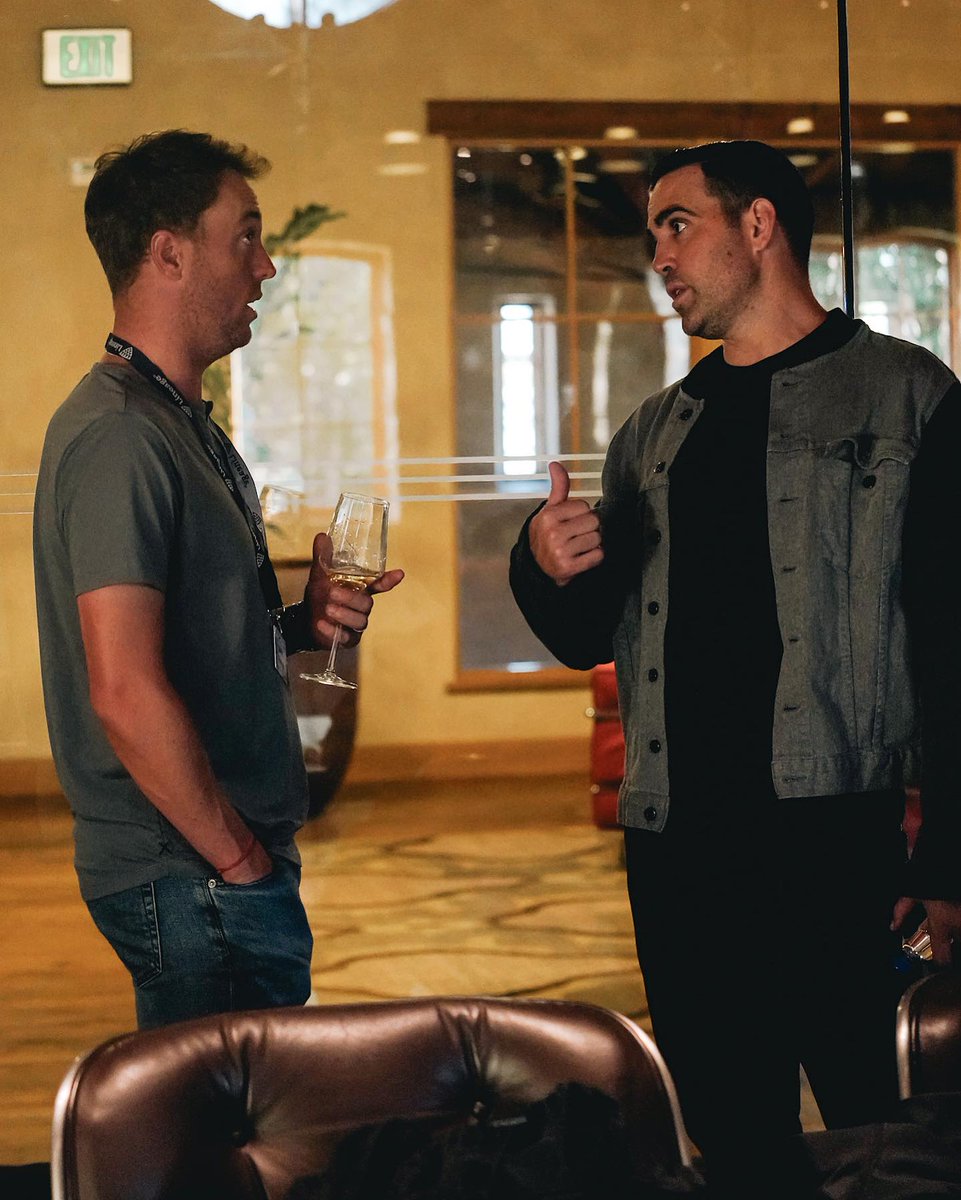 Napa, CA - It was a great night at Silver Oak with our friends at Lineage, topped off with a surprise drop-in by our guy JT 🙌🏼