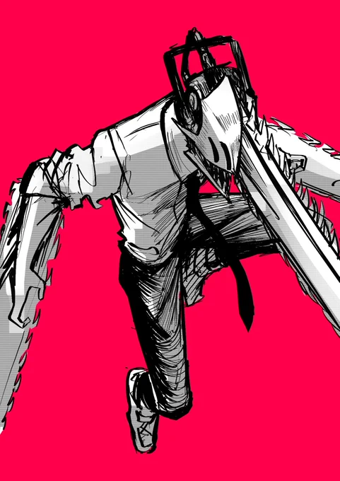 Simple Denji sketch #chainsawman