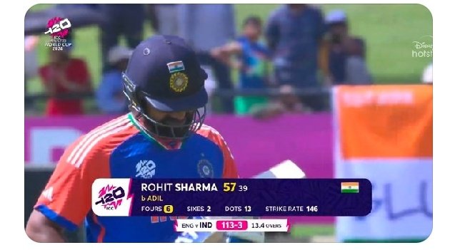 Rohit Sharma gone..

Handsome contribution by the Indian skipper..

England dominating the game so far 

#INDvsENG