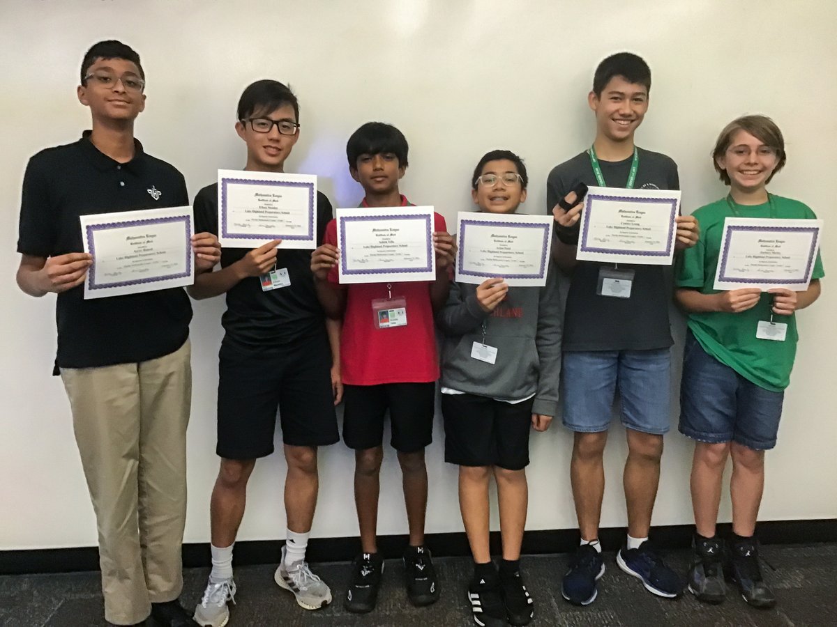 lhpsnews's tweet photo. A big congratulations to our Lake Highland Mathematics team! They took home 1st place in the region and 5th overall in the state this year!
#LHP #LakeHighlandPrep #HighlanderHighlights #LakeHighlandMathematics https://t.co/vxUEe949kh
