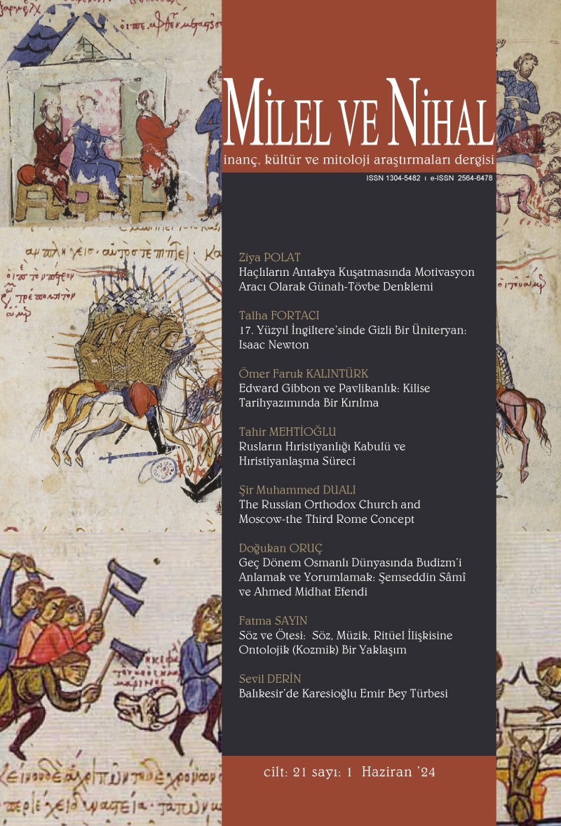 Milel ve Nihal: İnanç, Kültür ve Mitoloji Araştırmaları Dergisi'nin son sayısı yayınlandı.
dergipark.org.tr/tr/pub/milel/i…