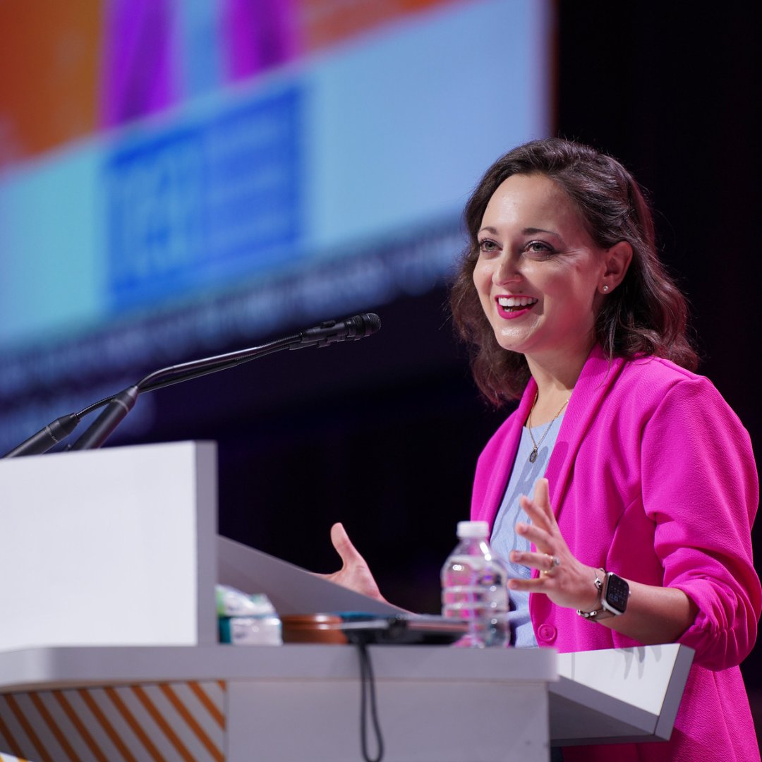 In her end-of-year reflection, 2023 National Teacher of the Year <a href="/RebeckaMozdeh/">Rebecka Peterson</a> reminds us why it is important to find “One Good Thing” in each day. #NTOY23 

Read more here: ntoy.ccsso.org/my-forever-goo…. 

(📸: Courtesy of NEA)