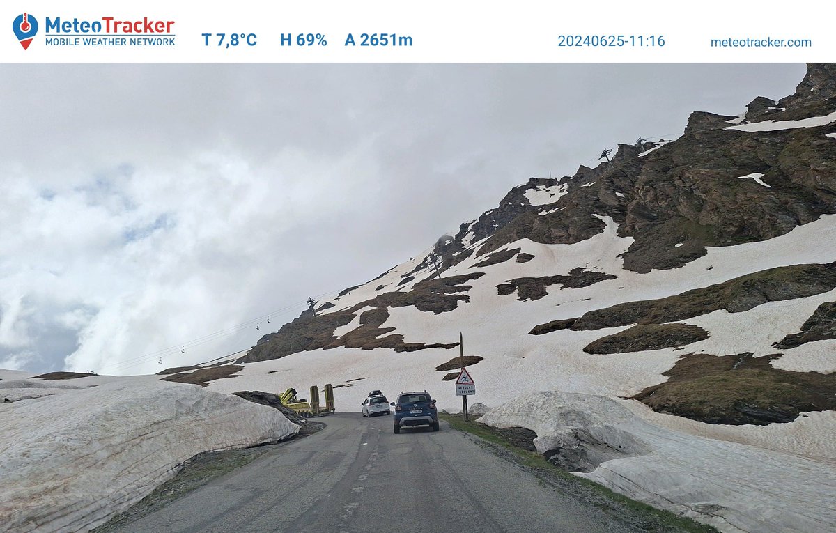 MeteoTracker's tweet image. Col de Iseran (2764 m), the highest pass in the Alps.

Thanks to Giampaolo Rizzonelli for the beautiful MeteoPhotos and the very interesting MeteoTracker session!
