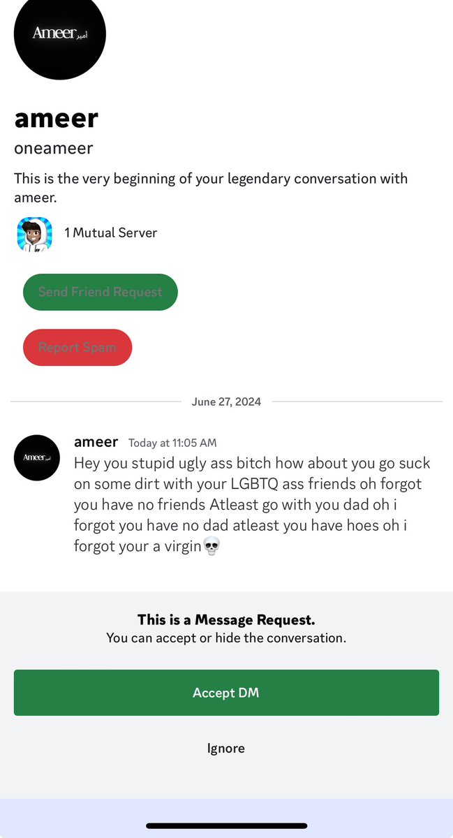 C00LLATE's tweet image. Thank you discord for adding this feature these kids just like to hate the LGBTQ+ for no reason SMH