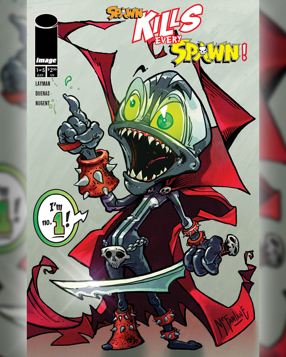 Todd_McFarlane's tweet photo. I DREW A SURPRISE COVER for SPAWN KILLS EVERY SPAWN #1... out on 07/24!
Order yours NOW!
Colorist: @rnugentcolors

TODD.

 #spawn #imagecomics #spawnkillseveryspawn #skes #comicart @McFarlaneComics @ImageComics https://t.co/HEI2jiwsE1