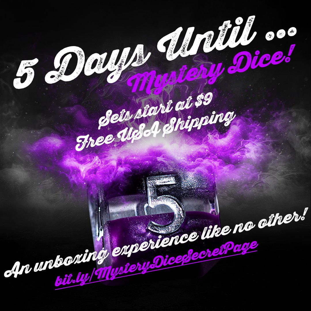 saltmanz's tweet photo. Come getcha dice!! https://t.co/TcZHKnMZJG #MysteryDice3 #JoinTheCountdown #WeirdStuff #Dice #DiceCollector #DiceAddiction #DiceDiceDice https://t.co/9V3qPXnStM