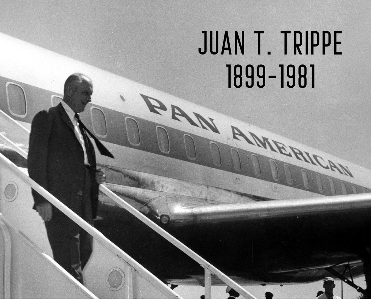 A true pioneer in aviation and founder of Pan American World Airways, Juan Terry Trippe was born on this day, June 27, 1899 in Sea Bright, New Jersey. When he retired, Pan Am served 85 nations on six continents and he was the nation’s most decorated citizen. #JuanTrippe #PanAm