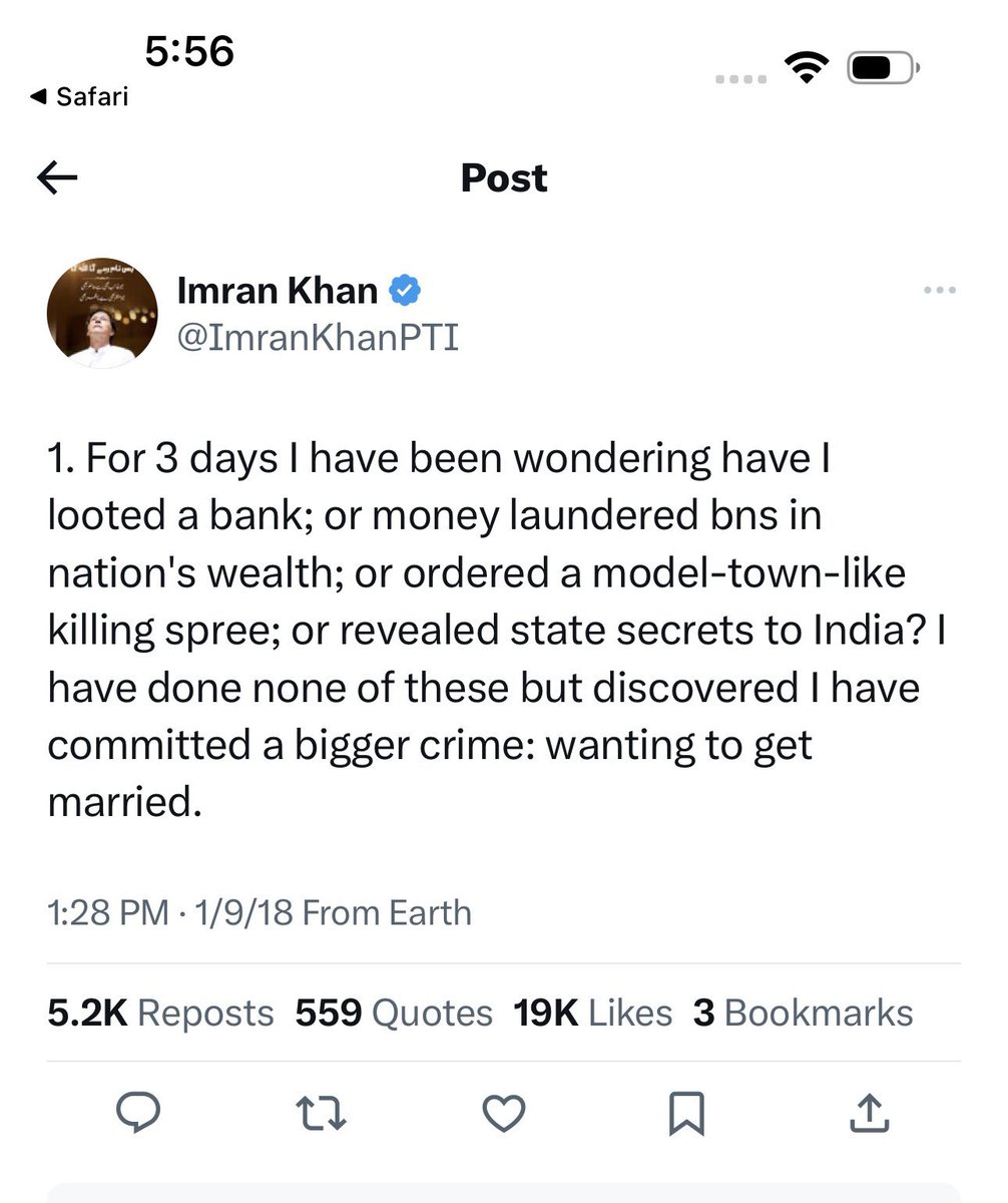FrehmanD's tweet photo. یہ تین تصاویر چیخ چیخ کر گواہی دے رہی ہیں کہ عمران خان کس قدر جھوٹ اور غلط بیانی کرتا ہے۔ عدالت کو تحریری طور پر لکھ کر دیا کہ انکا نکاح یکم جنوری 2018 کو ہوا۔ لیکن جب عمر چیمہ نے عدت کے دوران نکاح کی خبر دی اس وقت پہلے پی ٹی آئی نے 7 جنوری کو آفیشلی تردید کی کہ کوئی نکاح نہیں ہوا۔ پھر 9 جنوری کو عمران خان نے یہی کیا۔ الٹا میڈیا کو جھوٹا اور گٹر کیا۔ جو انسان اتنے کانفیڈینس کے ساتھ جھوٹ بولتا ہو اسکا کوئی کیا بگاڑے گا۔ اور وہ بھی تب جب اسکے ہر جھوٹ کو اسکے فالوورز من و عن تسلیم کرکے اسکا ہر قیمت پر دفاع کریں۔