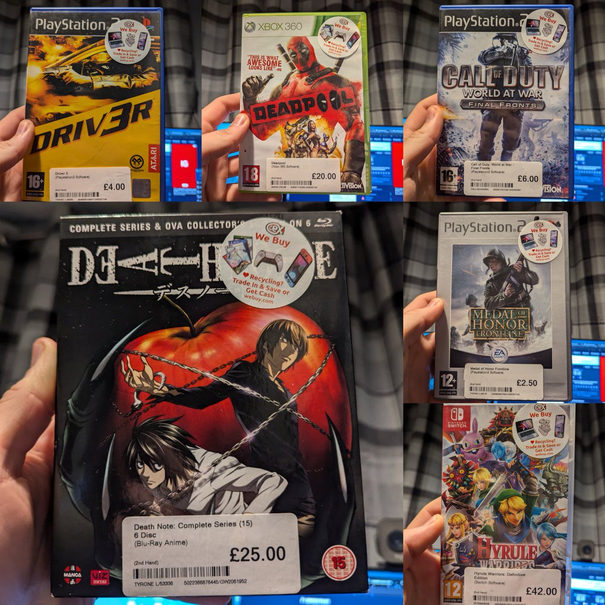 Jambo_110's tweet photo. The stuff I got from my latest trip to cex. I started playing through Deadpool and it's quite fun. I'm surprised how this game passed my radar for so many years. https://t.co/eRUWXcsS9E